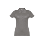 Damen-Poloshirt aus Baumwolle in vielen Farben, 195 g/m2, THC Eve farbe dunkelgrau zweite Ansicht