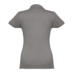 Damen-Poloshirt aus Baumwolle in vielen Farben, 195 g/m2, THC Eve farbe dunkelgrau