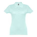 Damen-Poloshirt aus Baumwolle in vielen Farben, 195 g/m2, THC Eve farbe mintgrün