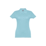 Damen-Poloshirt aus Baumwolle in vielen Farben, 195 g/m2, THC Eve farbe pastellblau zweite Ansicht