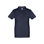 Poloshirts für Kinder aus Baumwolle, 195 g/m2, THC Adam Kids farbe blau zweite Ansicht