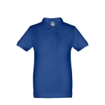 Poloshirts für Kinder aus Baumwolle, 195 g/m2, THC Adam Kids farbe köngisblau