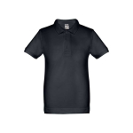 Poloshirts für Kinder aus Baumwolle, 195 g/m2, THC Adam Kids farbe ultramarinblau zweite Ansicht