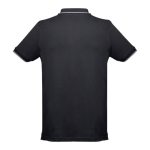 Slim-Fit-Poloshirts mit Logo aus Baumwolle, 210 g/m2, THC Rome farbe schwarz