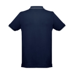 Slim-Fit-Poloshirts mit Logo aus Baumwolle, 210 g/m2, THC Rome farbe blau dritte Ansicht