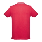 Slim-Fit-Poloshirts mit Logo aus Baumwolle, 210 g/m2, THC Rome farbe rot