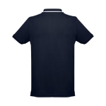 Slim-Fit-Poloshirts mit Logo aus Baumwolle, 210 g/m2, THC Rome farbe marineblau dritte Ansicht