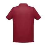 Poloshirts in Vollfarbe, Baumwolle und Polyester, 200 g/m2, THC Berlin farbe bordeaux dritte Ansicht