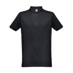 Poloshirts in Vollfarbe, Baumwolle und Polyester, 200 g/m2, THC Berlin farbe schwarz zweite Ansicht