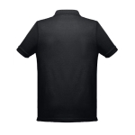 Poloshirts in Vollfarbe, Baumwolle und Polyester, 200 g/m2, THC Berlin farbe schwarz dritte Ansicht