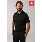 Poloshirts in Vollfarbe, Baumwolle und Polyester, 200 g/m2, THC Berlin farbe schwarz Stimmungsbild