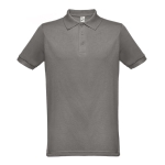 Poloshirts in Vollfarbe, Baumwolle und Polyester, 200 g/m2, THC Berlin farbe dunkelgrau