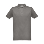 Poloshirts in Vollfarbe, Baumwolle und Polyester, 200 g/m2, THC Berlin farbe dunkelgrau zweite Ansicht