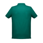 Poloshirts in Vollfarbe, Baumwolle und Polyester, 200 g/m2, THC Berlin farbe dunkelgrün dritte Ansicht