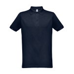 Poloshirts in Vollfarbe, Baumwolle und Polyester, 200 g/m2, THC Berlin farbe ultramarinblau zweite Ansicht