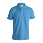 Günstige Poloshirts aus Baumwolle in vielen Farben, 180 g/m2, Keya farbe hellblau