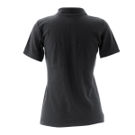 Damen-Poloshirts bedrucken aus Baumwolle, 180 g/m2, von Keya farbe schwarz