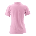 Damen-Poloshirts bedrucken aus Baumwolle, 180 g/m2, von Keya farbe rosa