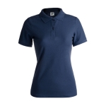 Damen-Poloshirts bedrucken aus Baumwolle, 180 g/m2, von Keya farbe marineblau