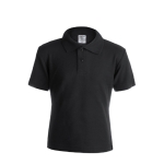 Modisches Kinder-Poloshirt aus 100 % Baumwolle, 180 g/m2, Keya farbe schwarz