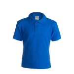 Modisches Kinder-Poloshirt aus 100 % Baumwolle, 180 g/m2, Keya farbe blau