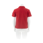 Modisches Kinder-Poloshirt aus 100 % Baumwolle, 180 g/m2, Keya farbe rot vierte Ansicht