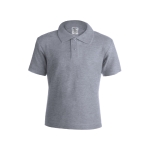 Modisches Kinder-Poloshirt aus 100 % Baumwolle, 180 g/m2, Keya farbe grau erste Ansicht