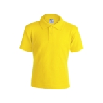 Modisches Kinder-Poloshirt aus 100 % Baumwolle, 180 g/m2, Keya farbe gelb erste Ansicht