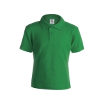 Modisches Kinder-Poloshirt aus 100 % Baumwolle, 180 g/m2, Keya farbe grün erste Ansicht