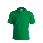 Modisches Kinder-Poloshirt aus 100 % Baumwolle, 180 g/m2, Keya farbe grün