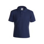 Modisches Kinder-Poloshirt aus 100 % Baumwolle, 180 g/m2, Keya farbe marineblau erste Ansicht