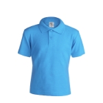 Modisches Kinder-Poloshirt aus 100 % Baumwolle, 180 g/m2, Keya farbe hellblau