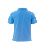 Modisches Kinder-Poloshirt aus 100 % Baumwolle, 180 g/m2, Keya farbe hellblau