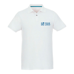 Poloshirts bedrucken u.a. aus Bio-Baumwolle, 220 g/m2, Elevate NXT Ansicht mit Druckbereich