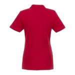 Damen-Poloshirt u.a. aus Bio-Baumwolle, 220 g/m2, Elevate NXT farbe rot