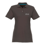 Damen-Poloshirt u.a. aus Bio-Baumwolle, 220 g/m2, Elevate NXT Ansicht mit Druckbereich