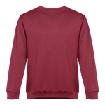 Unisex Sweatshirt aus Polyester und Baumwolle, 300 g/m2, THC Delta farbe bordeaux