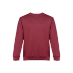 Unisex Sweatshirt aus Polyester und Baumwolle, 300 g/m2, THC Delta farbe bordeaux zweite Ansicht