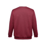 Unisex Sweatshirt aus Polyester und Baumwolle, 300 g/m2, THC Delta farbe bordeaux dritte Ansicht