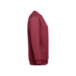 Unisex Sweatshirt aus Polyester und Baumwolle, 300 g/m2, THC Delta farbe bordeaux vierte Ansicht