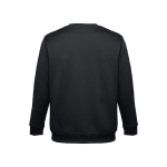 Unisex Sweatshirt aus Polyester und Baumwolle, 300 g/m2, THC Delta farbe schwarz dritte Ansicht