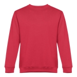 Unisex Sweatshirt aus Polyester und Baumwolle, 300 g/m2, THC Delta farbe rot