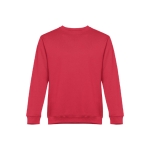 Unisex Sweatshirt aus Polyester und Baumwolle, 300 g/m2, THC Delta farbe rot zweite Ansicht