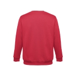 Unisex Sweatshirt aus Polyester und Baumwolle, 300 g/m2, THC Delta farbe rot dritte Ansicht