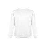 Unisex Sweatshirt aus Polyester und Baumwolle, 300 g/m2, THC Delta farbe weiß zweite Ansicht