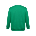 Unisex Sweatshirt aus Polyester und Baumwolle, 300 g/m2, THC Delta farbe grün dritte Ansicht