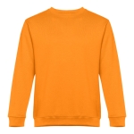 Unisex Sweatshirt aus Polyester und Baumwolle, 300 g/m2, THC Delta farbe orange