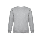 Unisex Sweatshirt aus Polyester und Baumwolle, 300 g/m2, THC Delta farbe grau mamoriert zweite Ansicht