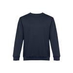 Unisex Sweatshirt aus Polyester und Baumwolle, 300 g/m2, THC Delta farbe marineblau zweite Ansicht