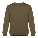 Unisex Sweatshirt aus Polyester und Baumwolle, 300 g/m2, THC Delta farbe militärgrün